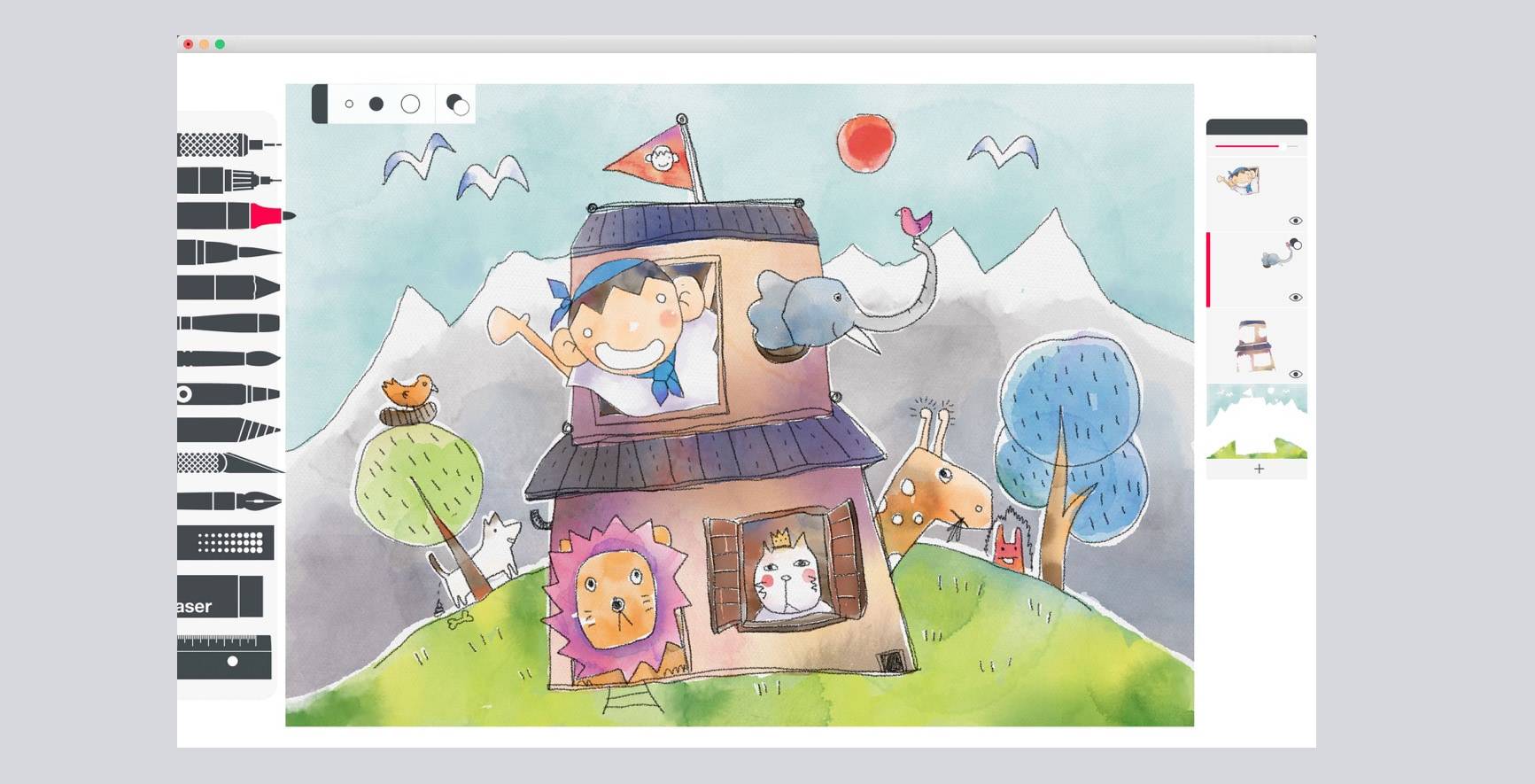 Tayasui Sketches Pro 5.0 超棒的mac绘图工具