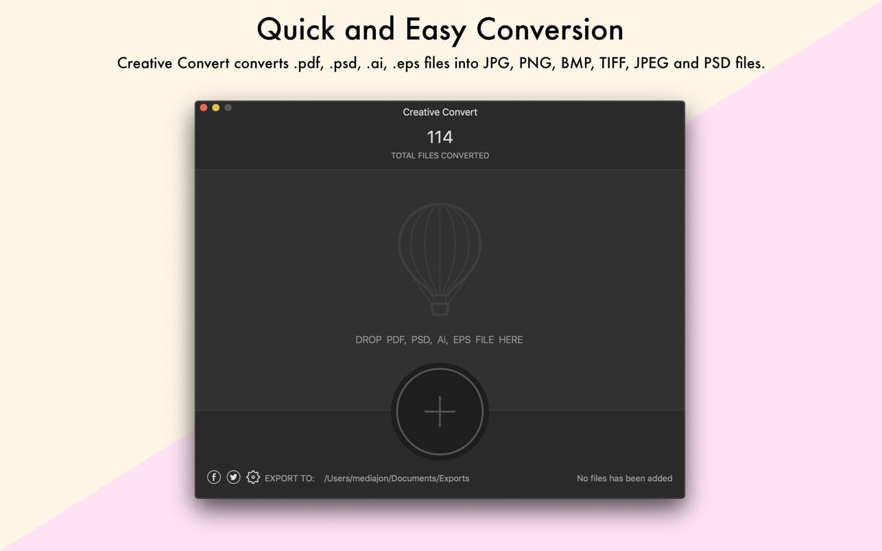 Creative Convert 1.4.1 将PDF/Ai/PSD/EPS转为图片