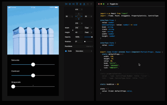 Framer X 21 强大的移动应用原型设计工具