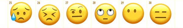 【AE/PR模版】Emoji动画素材 102个可爱Emoji表情动画素材