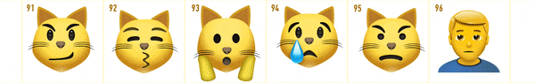 【AE/PR模版】Emoji动画素材 102个可爱Emoji表情动画素材