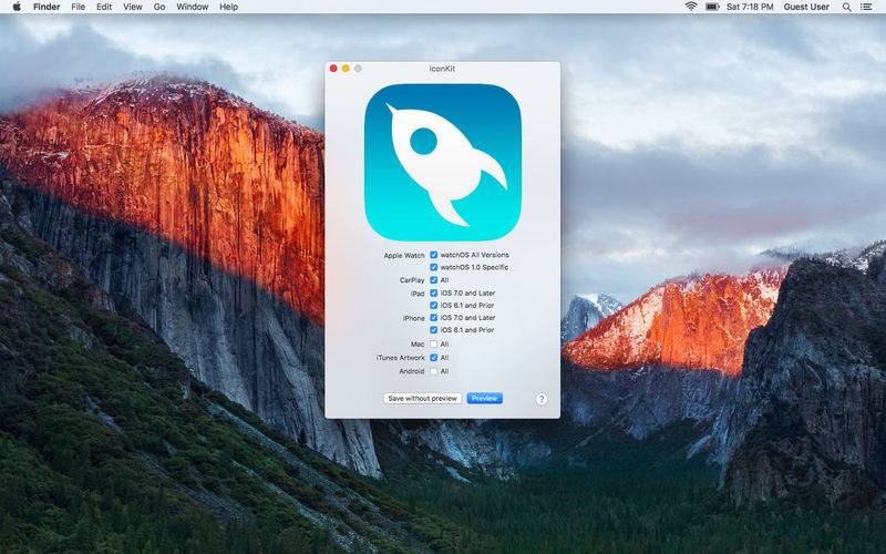 IconKit 10.1.1 应用图标制作工具