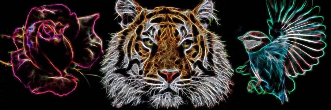 【PS插件】Fractalius 魔幻光影/素描/图片矩阵拼贴一键生成