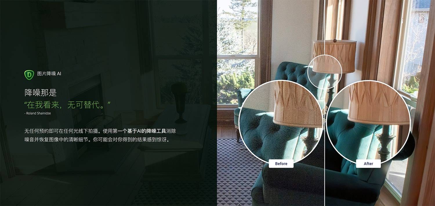 Topaz DeNoise AI.v1.2.1 图片降噪工具
