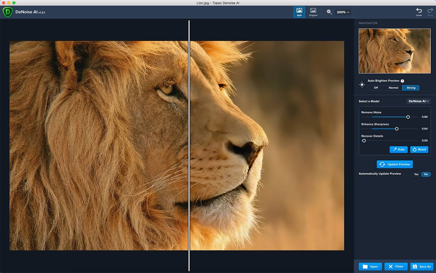 Topaz DeNoise AI.v1.2.1 图片降噪工具