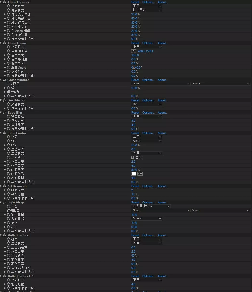 【AE插件】Keying Suite 红巨星抠像插件中文版套装