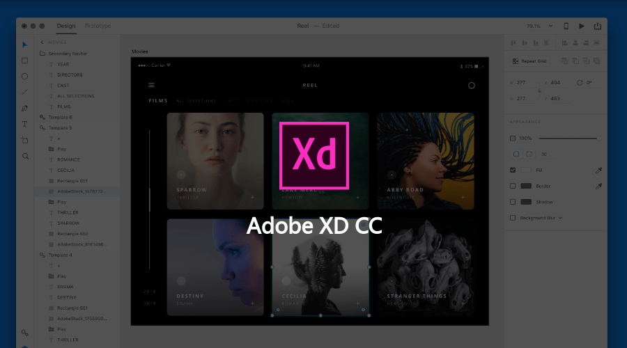 Adobe XD 2020 界面设计和原型交互工具