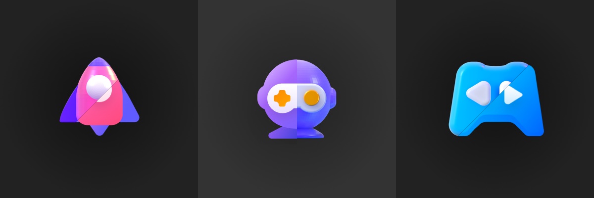 如何从零开始完成一套3D图标设计?来看大厂的实战案例!