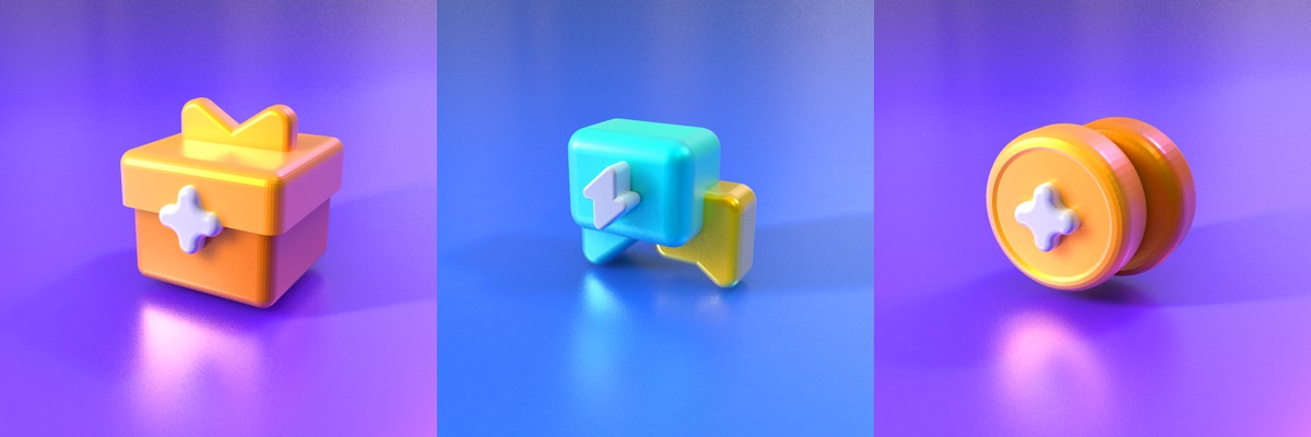 如何从零开始完成一套3D图标设计?来看大厂的实战案例!