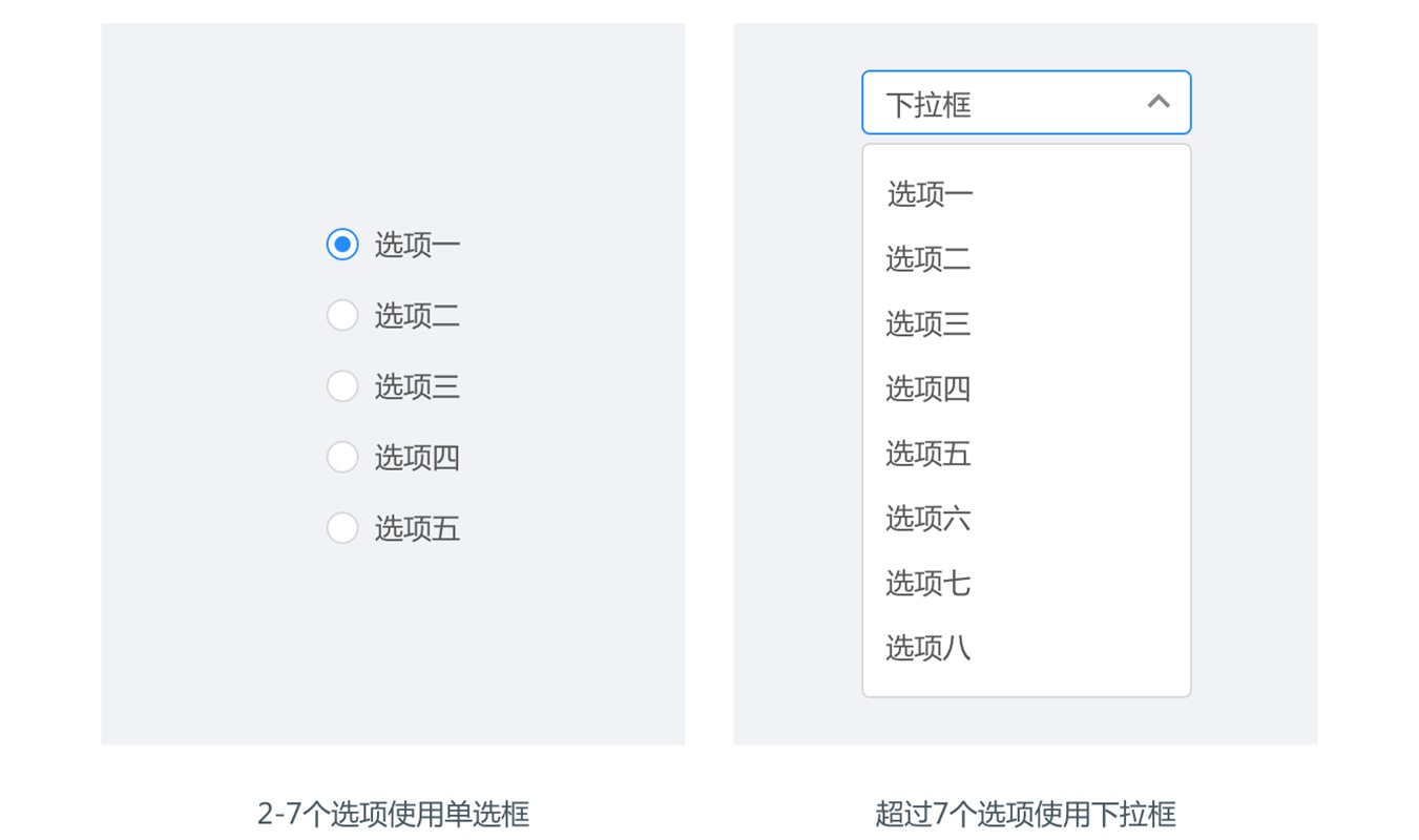 从四个部分,帮你完全掌握单选框的设计方法