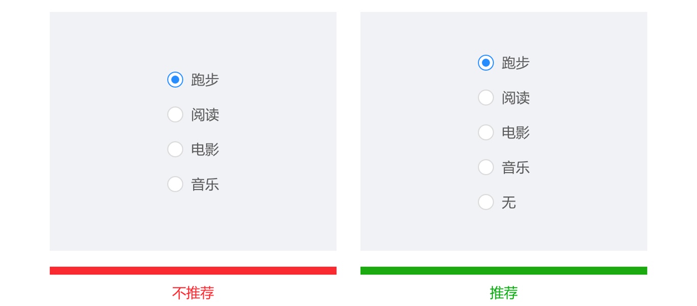 从四个部分,帮你完全掌握单选框的设计方法