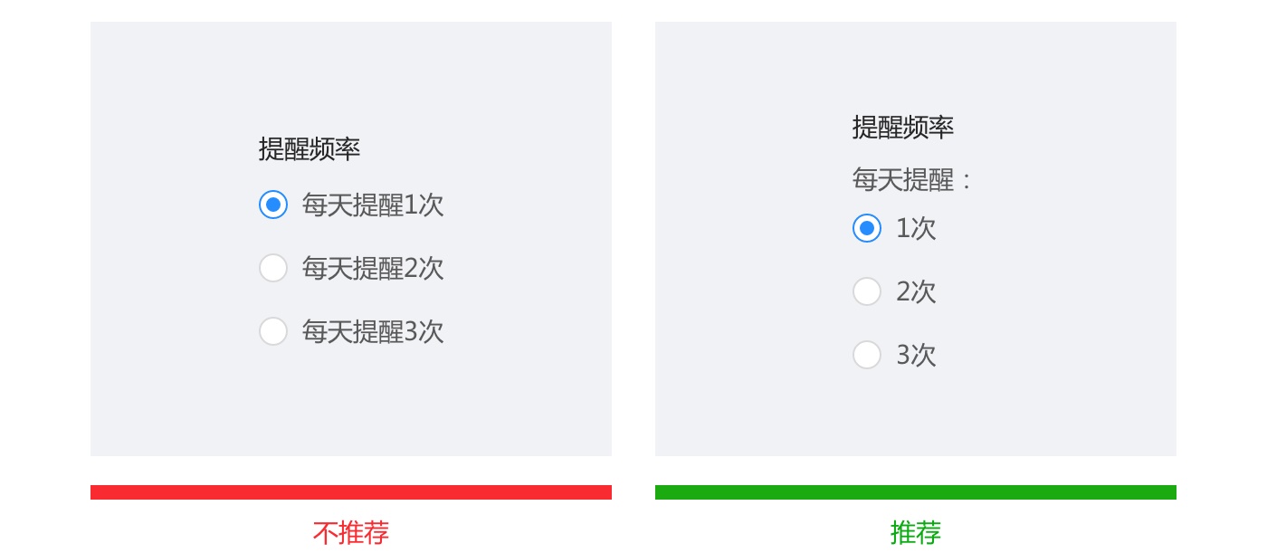从四个部分,帮你完全掌握单选框的设计方法