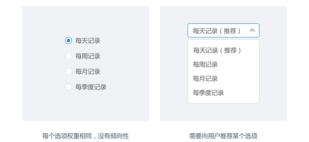 从四个部分,帮你完全掌握单选框的设计方法