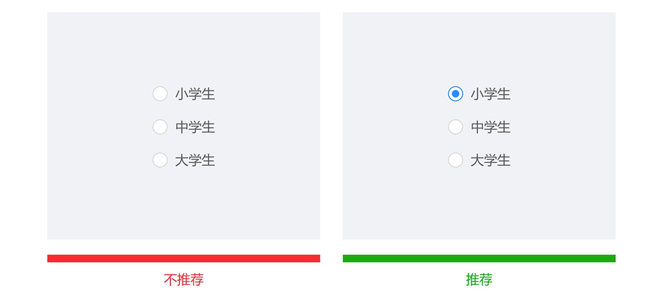 从四个部分,帮你完全掌握单选框的设计方法