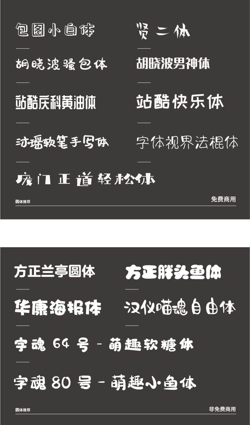 字体选择困难?用一篇文章帮你快速学会!