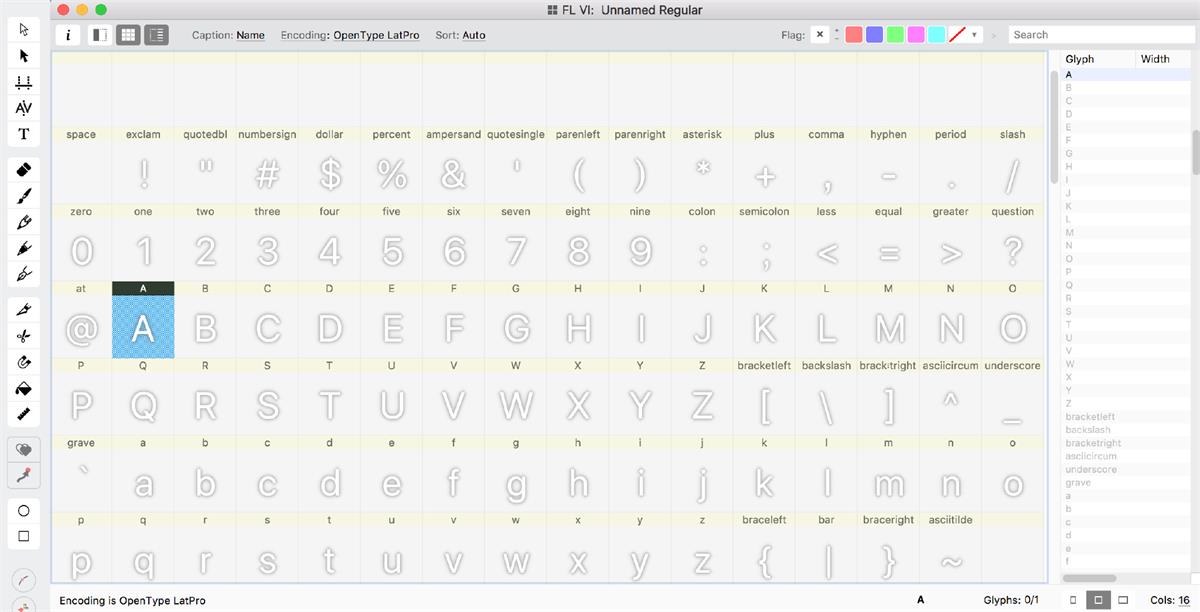 设计神器Fontlab!让手残党也能自己DIY字体