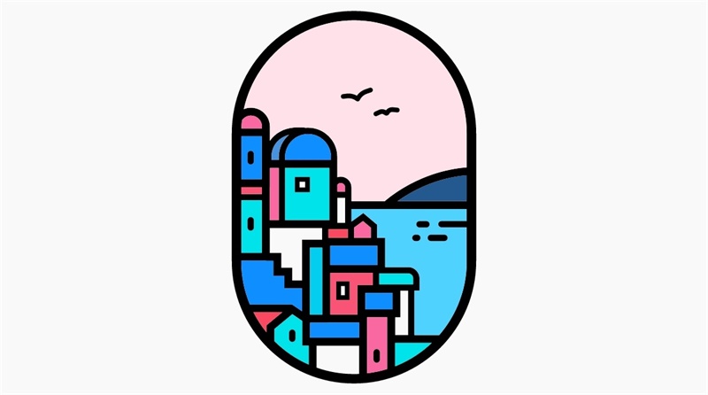 如何从零开始绘制线性插画风景?来看高手的设计思路总结!