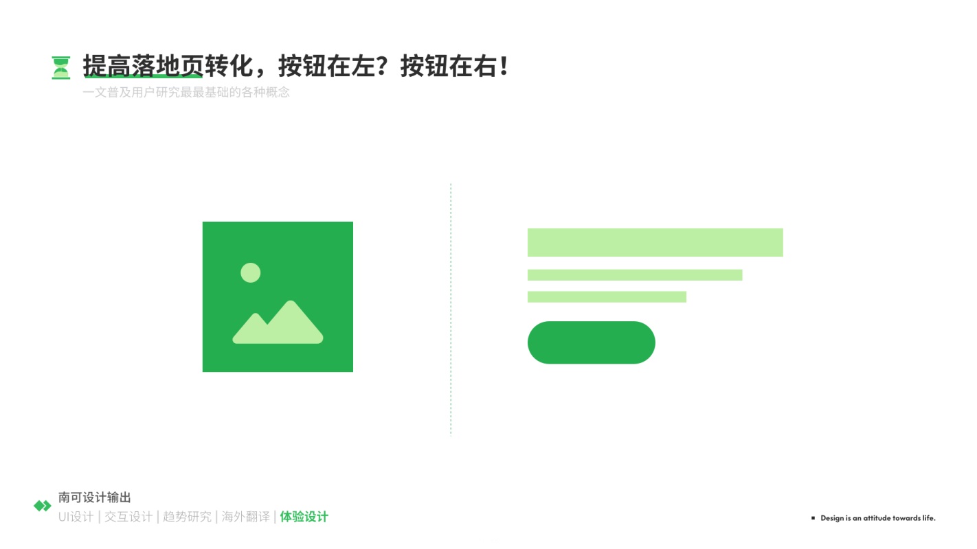 想提高设计转化率,按钮应该放在左边还是右边?