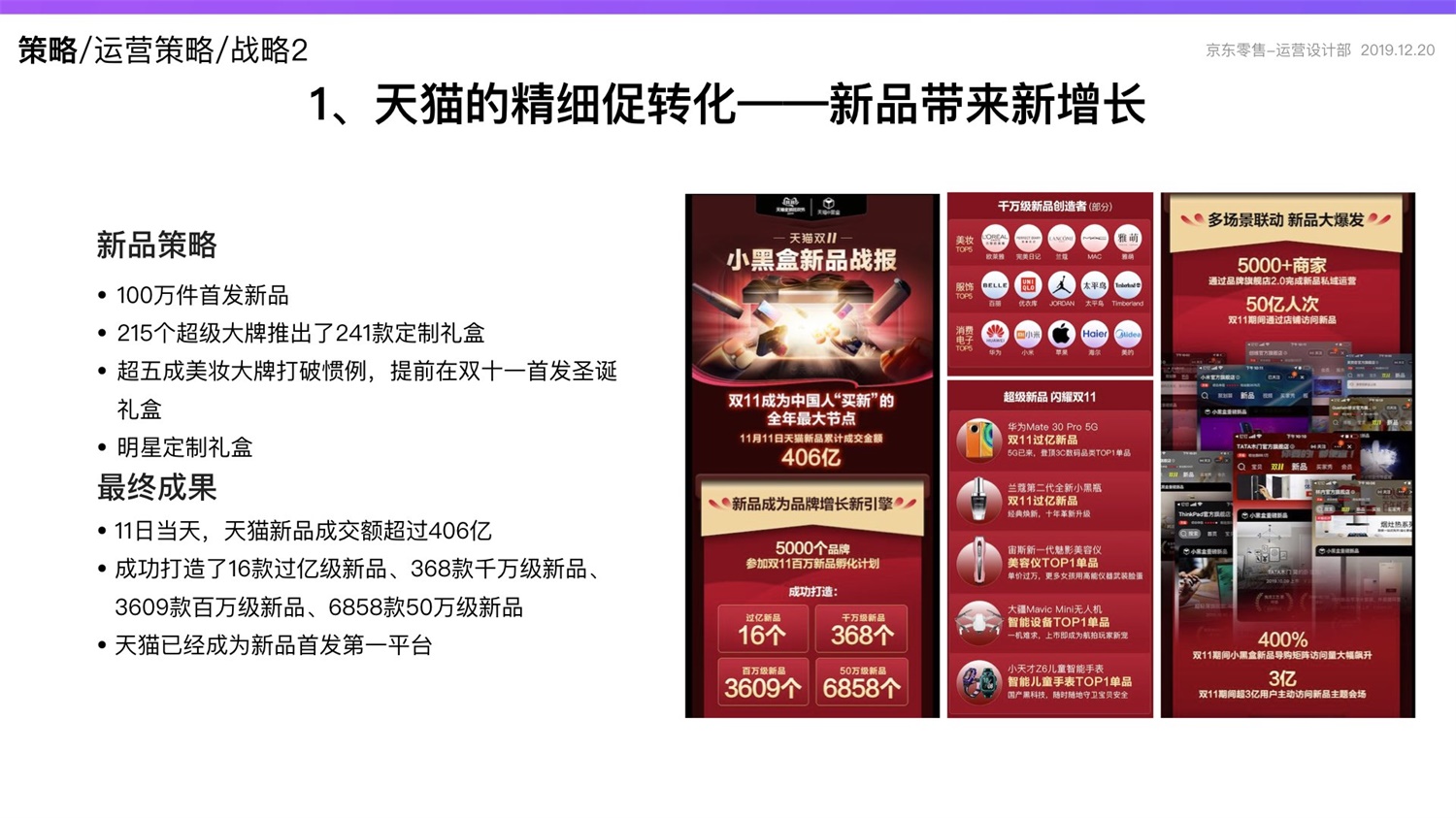 京东重磅出品！2019 双十一电商平台竞品分析深度报告