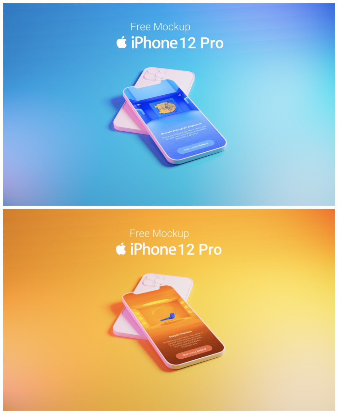 全部打包!精挑细选的 9 组 iPhone 样机,真的是炸裂高级