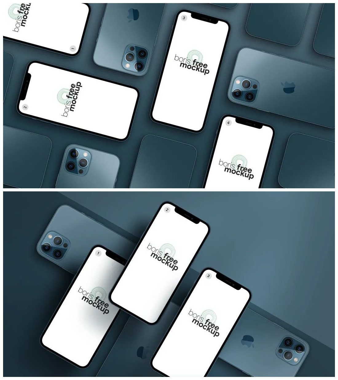 全部打包!精挑细选的 9 组 iPhone 样机,真的是炸裂高级