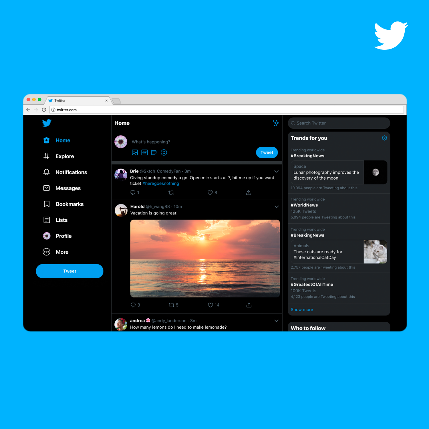 时隔 7 年!围观Twitter 网页版重磅更新
