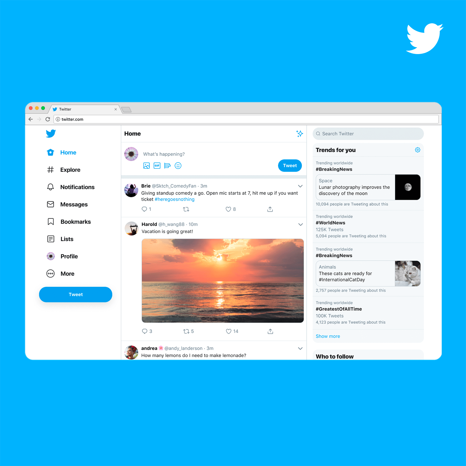 时隔 7 年!围观Twitter 网页版重磅更新